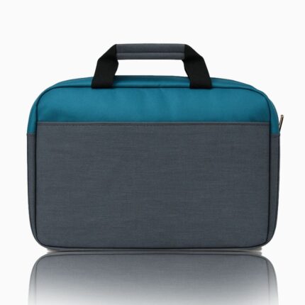 Elite messenger Grey and Teal Laptop bag