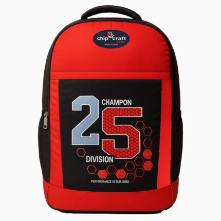 Division 25 / Red and Black School/College Backpack - 35 litres