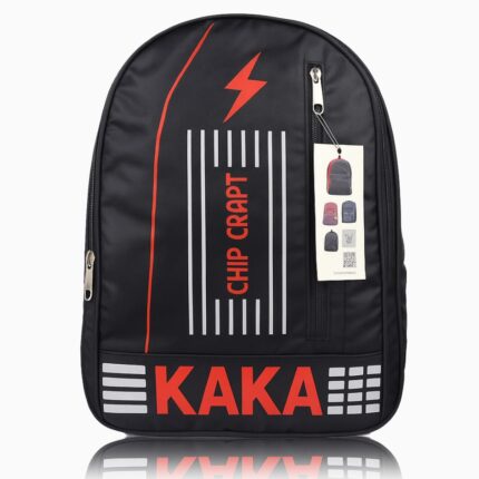 Bolt Drive Black and Red School/College Backpack - 35 litres